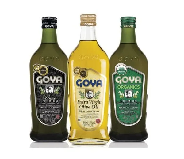 Los aceites de Goya de extra virgen y orgánicos, se colocan en primer plano